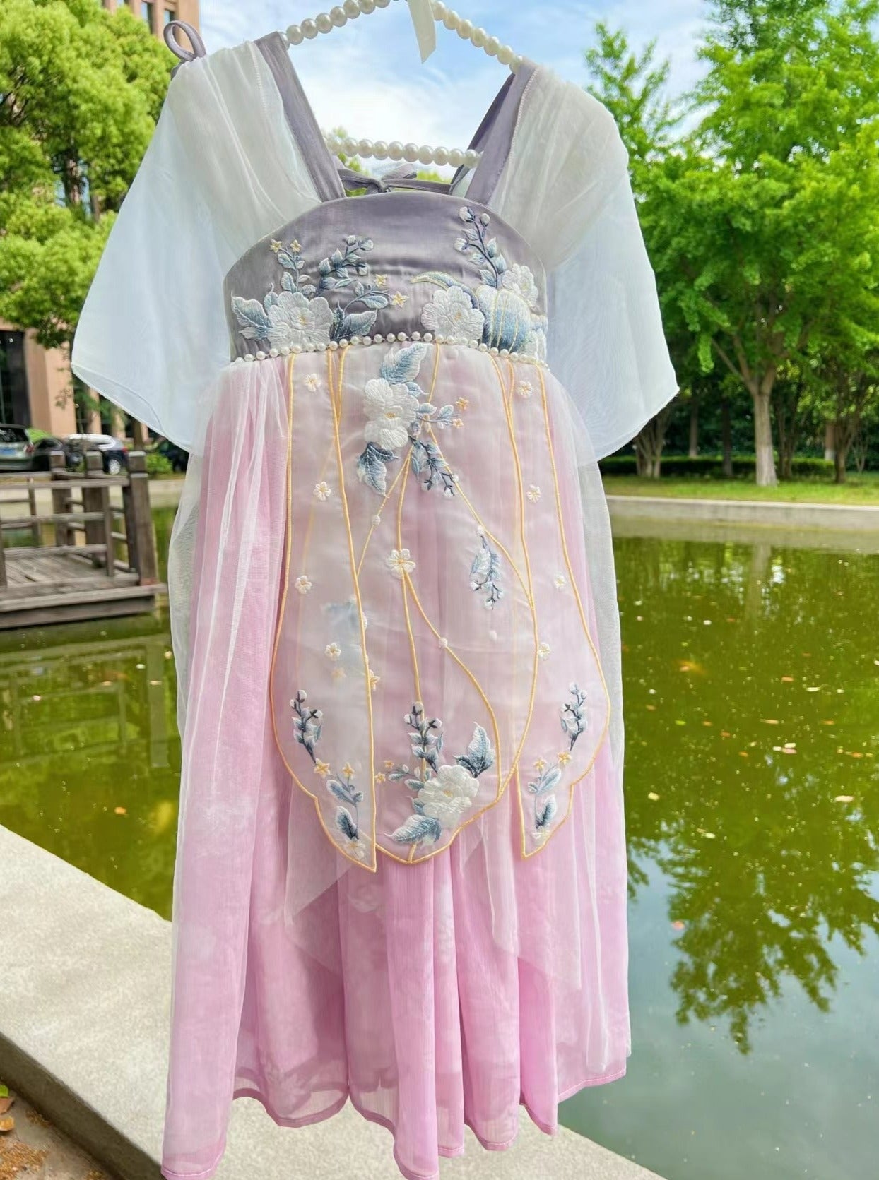 Stunning Hanfu Dress of Oriental Vibe 3M-5yrs - Coco Potato - dresses and partywear for little girls