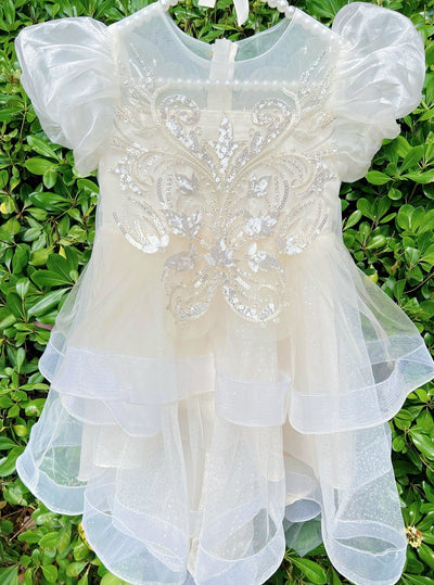Unleash the Royalty Within - Creamy Princess Dress 2-8yrs - Coco Potato - dresses and partywear for little girls