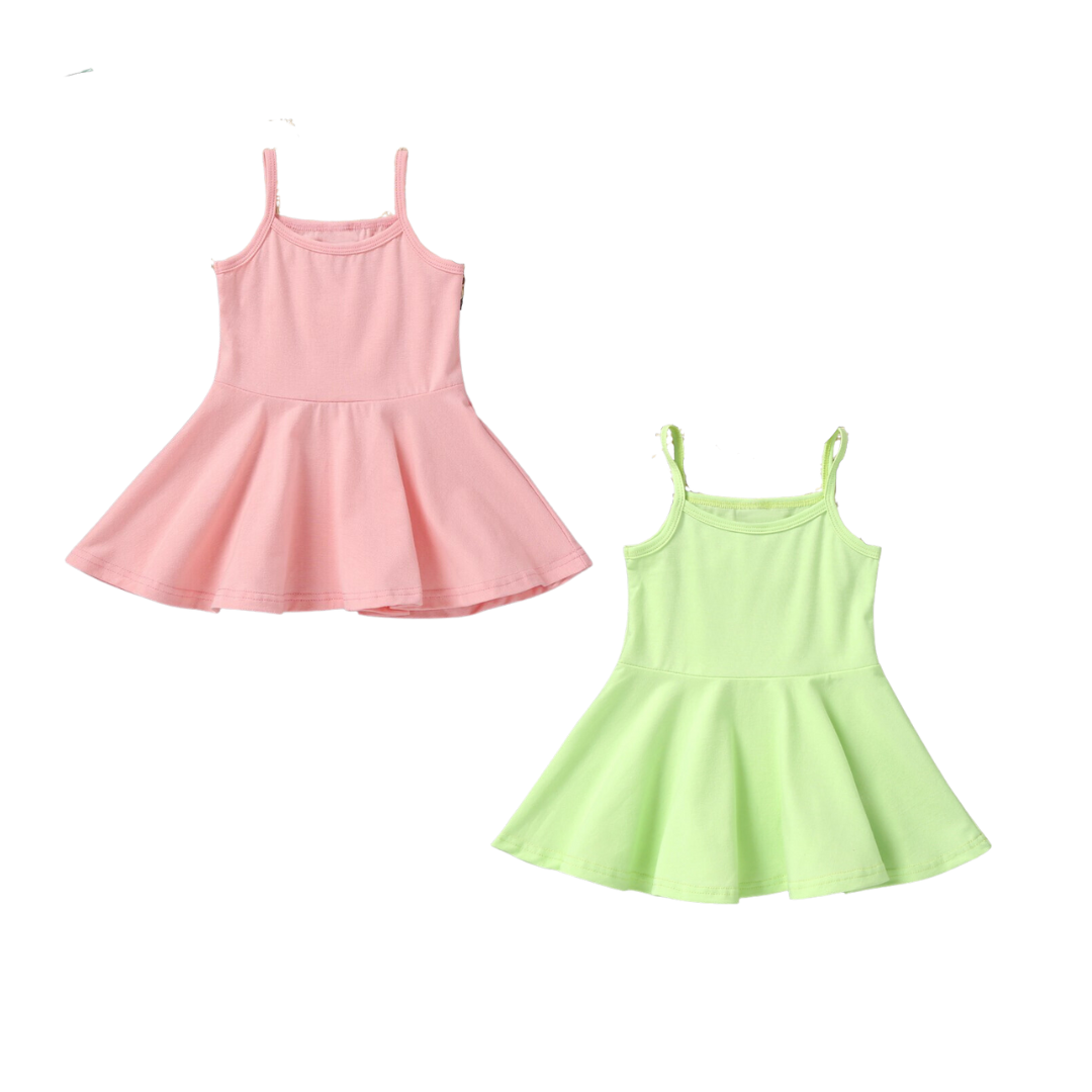 Sleeveless Casual 6M-3yrs Sling Dress Set - Coco Potato - dresses and partywear for little girls