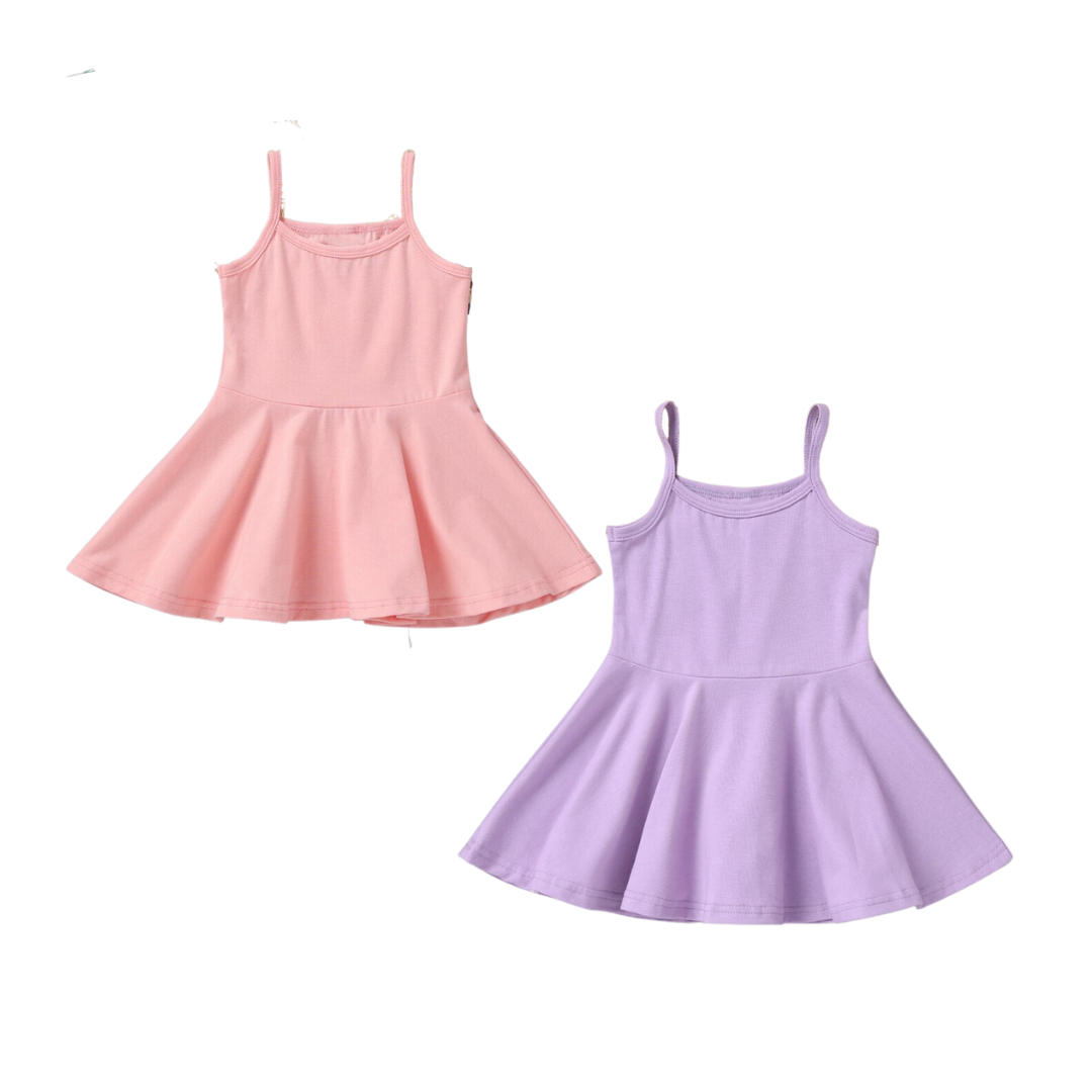 Sleeveless Casual 6M-3yrs Sling Dress Set - Coco Potato - dresses and partywear for little girls