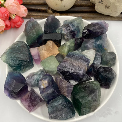 Natural Fluorite Raw Crystal Healing Stone - Coco Potato - dresses and partywear for little girls