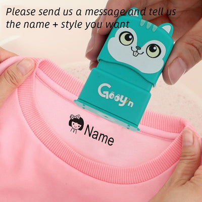 Customized Name Stamp Engraved Waterproof Non-fading Kindergarten Name Seal - Coco Potato - dresses and partywear for little girls