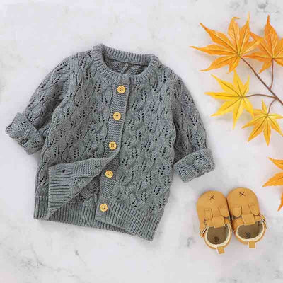 Simple Fashionable 6M-3yrs Cardigan - Coco Potato - dresses and partywear for little girls