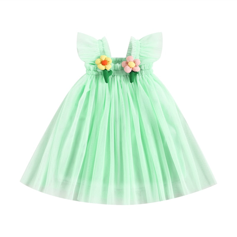 Flower Sleeveless 12M-5yrs Dress - Coco Potato - dresses and partywear for little girls