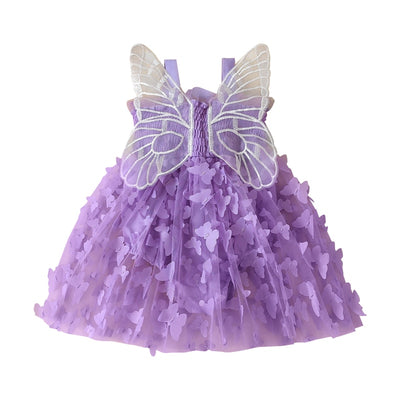 Butterfly Wings 6-24M Romper Dress - Coco Potato - dresses and partywear for little girls