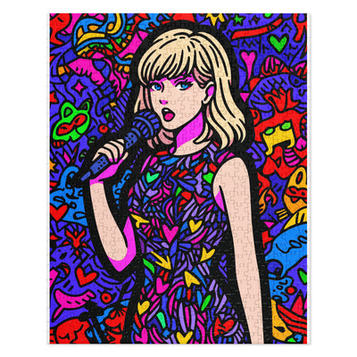 Taylor on stage Jigsaw puzzle - Coco Potato - dresses and partywear for little girls