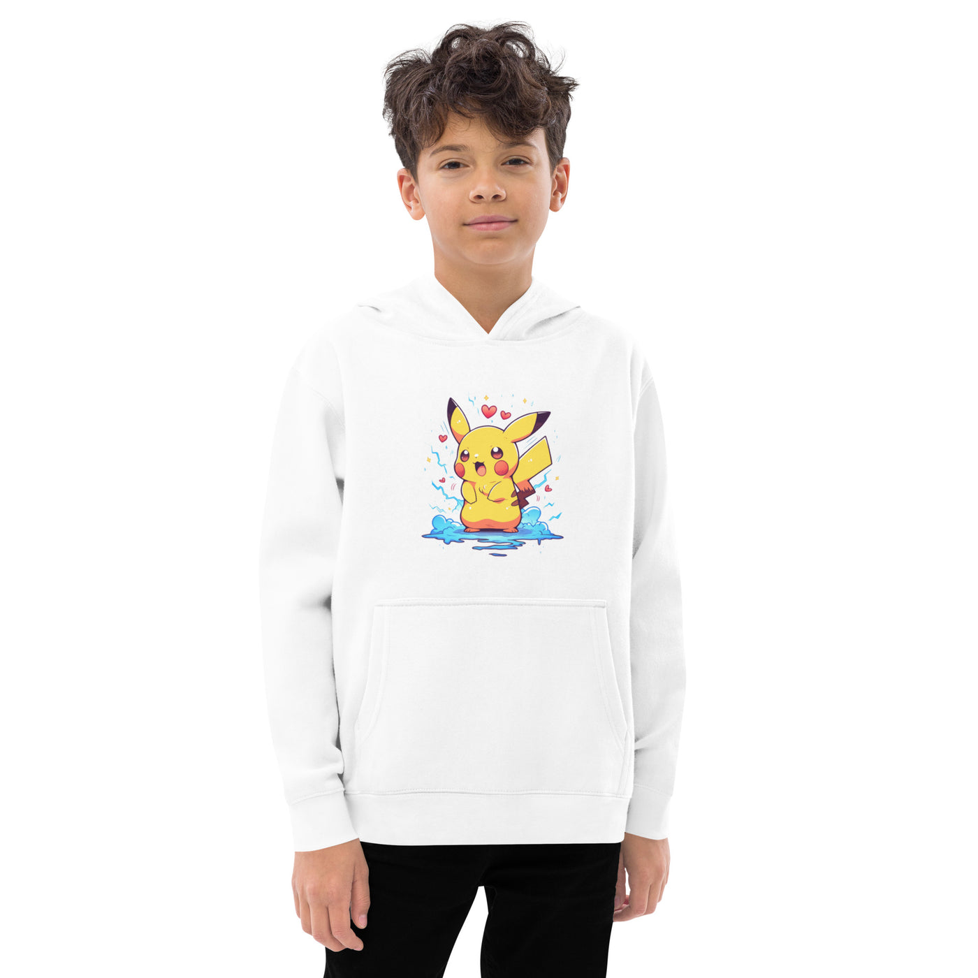 Pikachu Kids fleece hoodie S-XL Unisex - Coco Potato - dresses and partywear for little girls