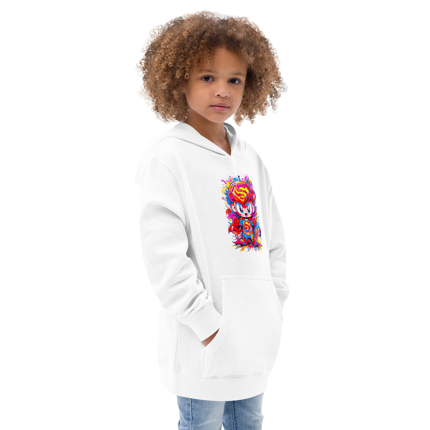 Superman Kids fleece hoodie S-XL Unisex - Coco Potato - dresses and partywear for little girls