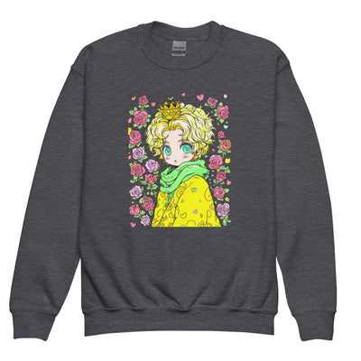 Little prince Youth crewneck sweatshirt XS-XL Unisex - Coco Potato - dresses and partywear for little girls