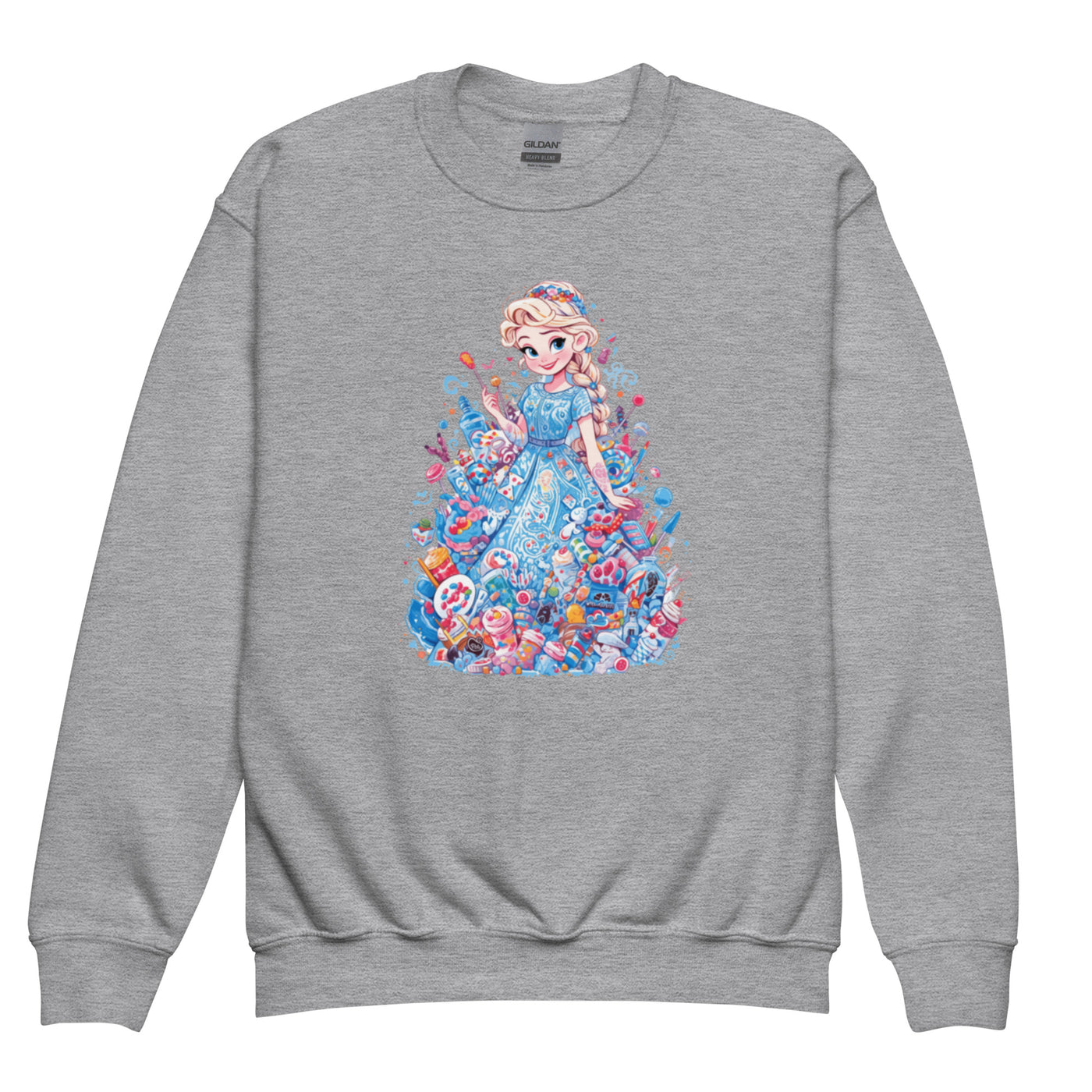 Frozen Elsa Youth crewneck sweatshirt XS-XL Unisex - Coco Potato - dresses and partywear for little girls
