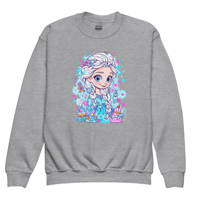 Frozen Elsa Youth crewneck sweatshirt XS-XL Unisex - Coco Potato - dresses and partywear for little girls