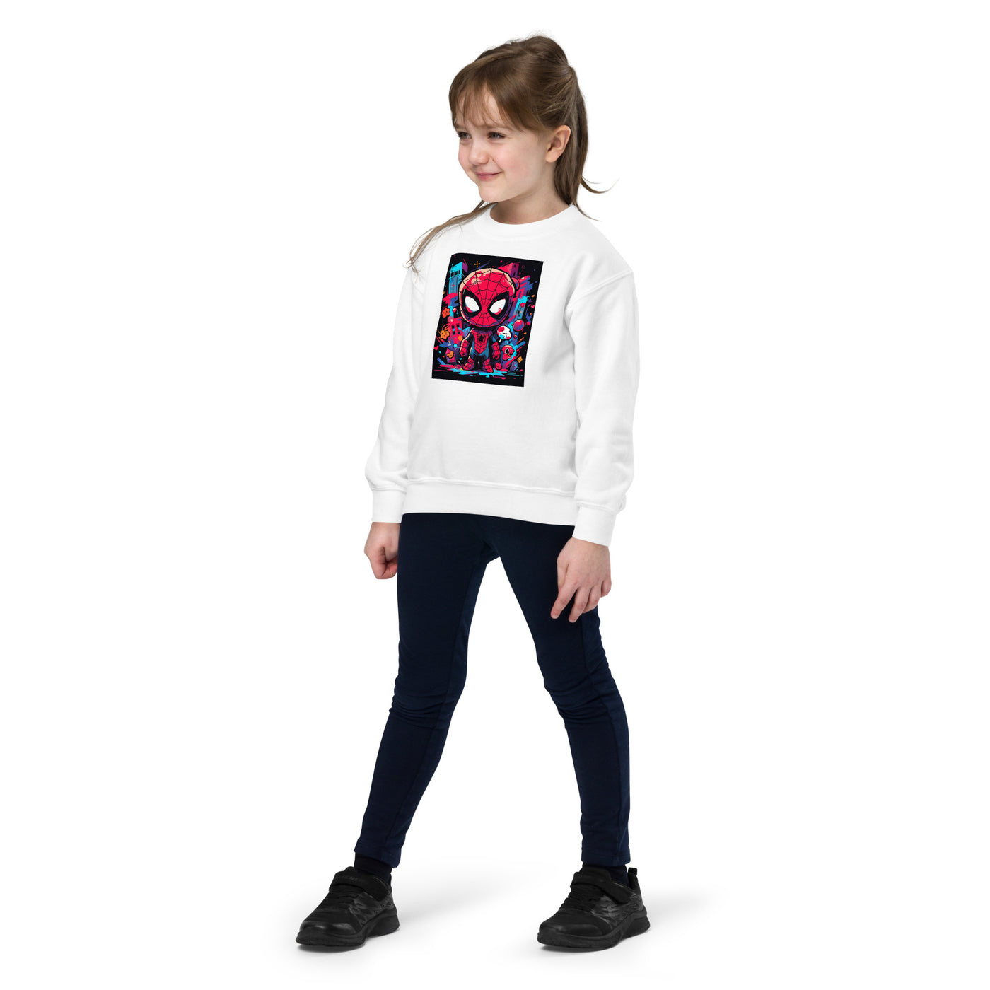 Spider-Man Youth crewneck sweatshirt XS-XL Unisex - Coco Potato - dresses and partywear for little girls