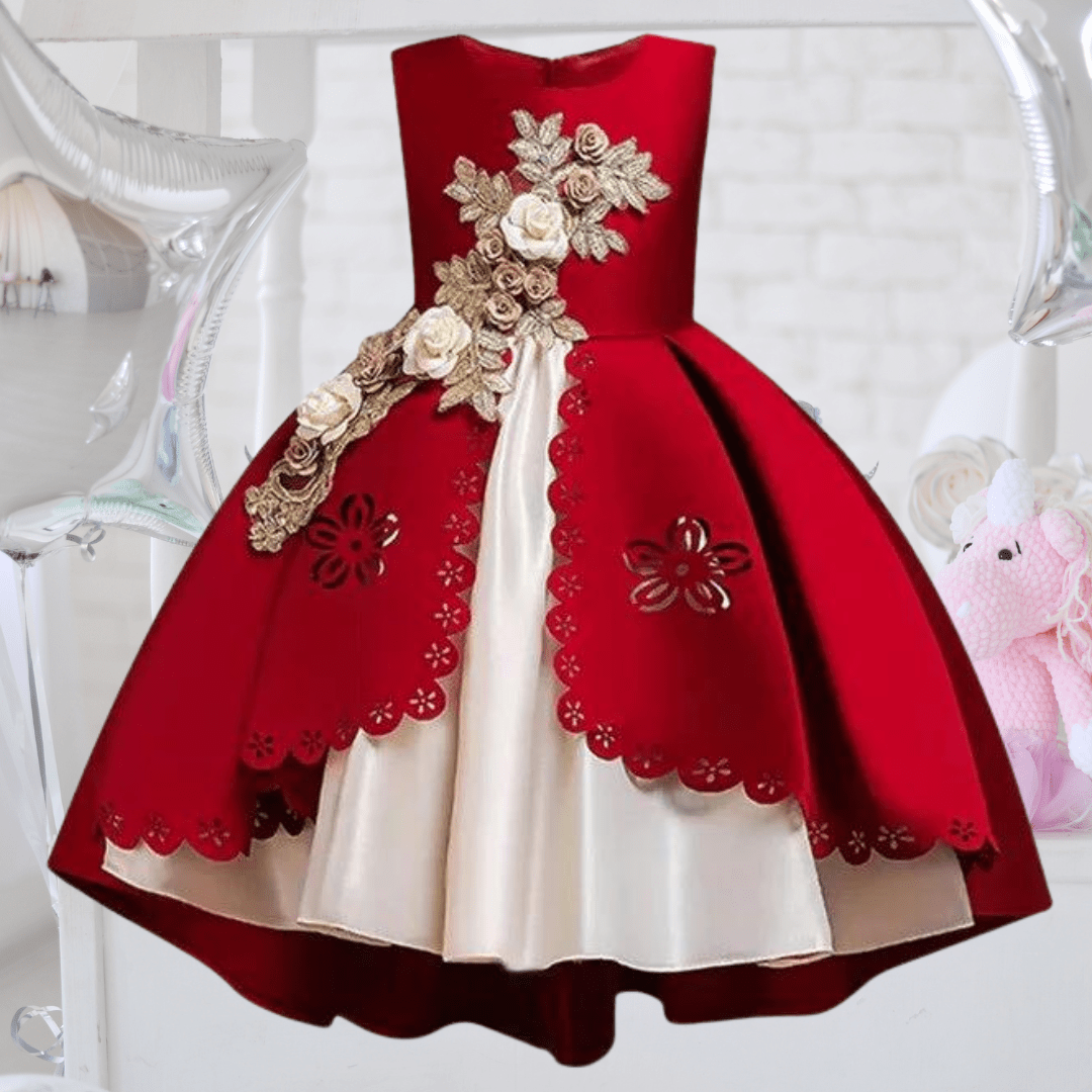 Embroidery Elegant 3-10yrs Dress - Coco Potato - dresses and partywear for little girls