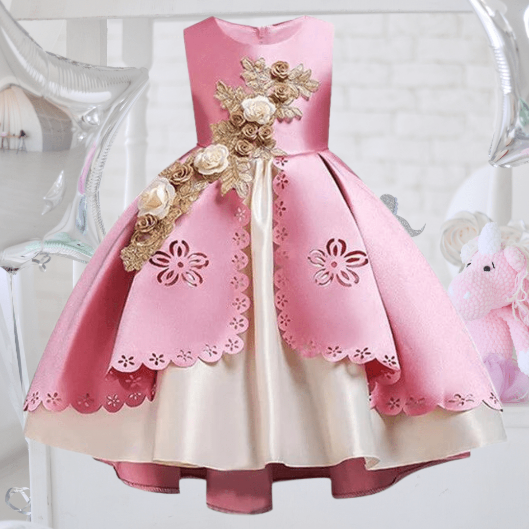 Embroidery Elegant 3-10yrs Dress - Coco Potato - dresses and partywear for little girls