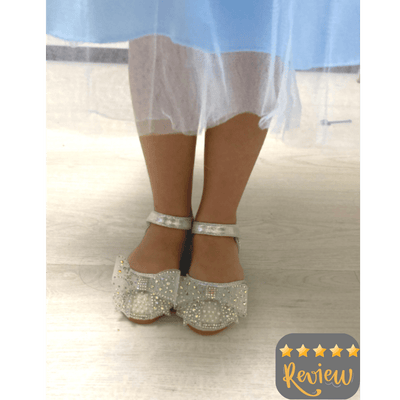 Bowknot Pearl Rhinestone Shoes - Coco Potato - dresses and partywear for little girls