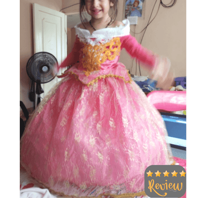 Sleeping Beauty Aurora Inspired 4-10yrs Dress - Coco Potato - dresses and partywear for little girls