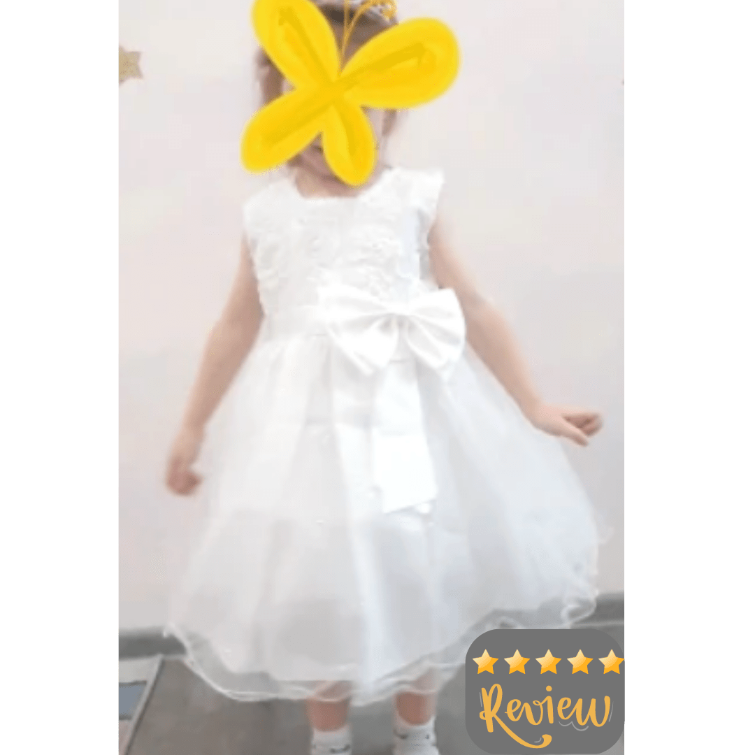 Elegant Flower Bow 3-13yrs Dress - Coco Potato - dresses and partywear for little girls