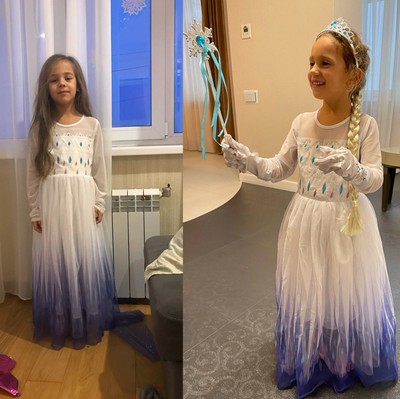 Frozen Elsa Inspired 2-10yrs Dress - Coco Potato - dresses and partywear for little girls