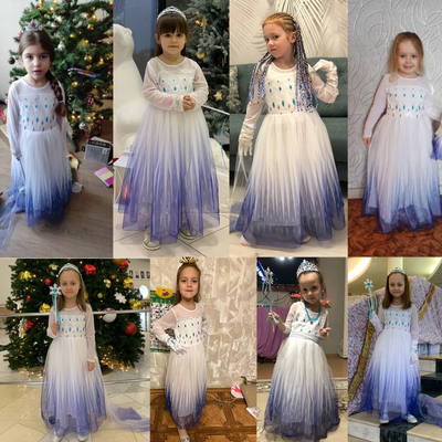 Frozen Elsa Inspired 2-10yrs Dress - Coco Potato - dresses and partywear for little girls