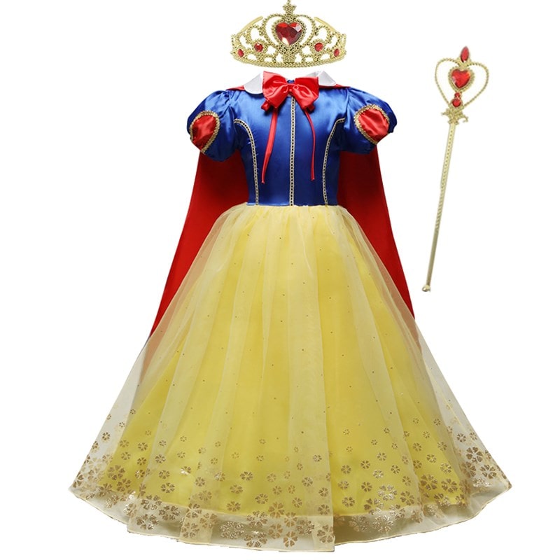 Snow White Inspired Cosplay 4-10yrs Dress Set - Coco Potato - dresses and partywear for little girls