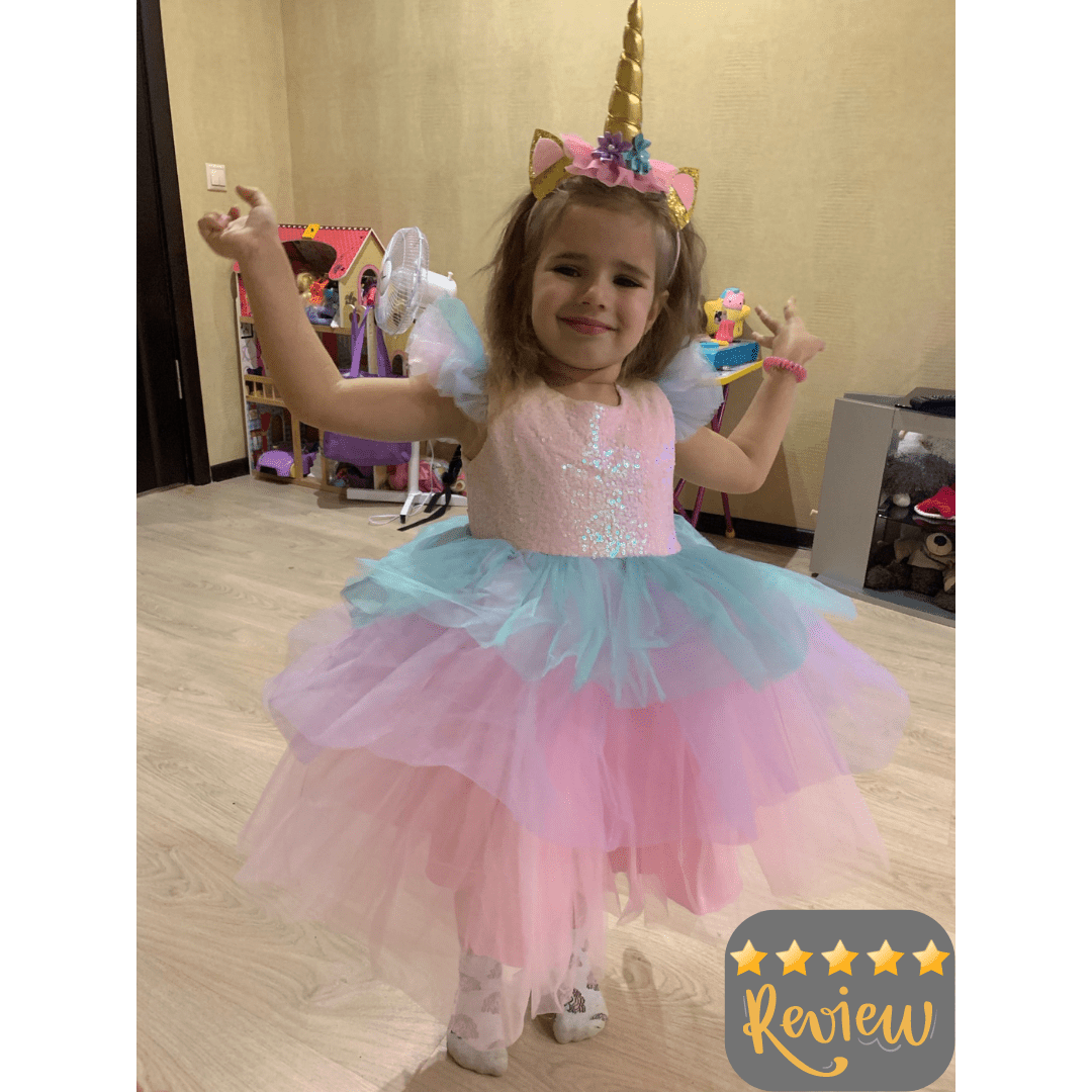 Rainbow Tutu Prom 4-10yrs Dress - Coco Potato - dresses and partywear for little girls