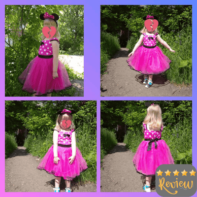 Minnie Mouse Inspired 12M-6yrs Dress - Coco Potato - dresses and partywear for little girls