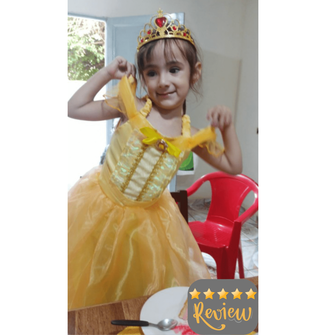 Beauty & Beast Belle Inspired 4-10yrs Dress - Coco Potato - dresses and partywear for little girls