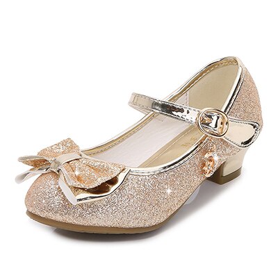 Shiny Moon Star High Heels Girls Shoes - Coco Potato - dresses and partywear for little girls