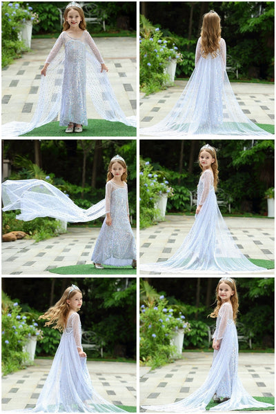 Frozen Elsa Inspired Costume 3-10yrs Dress - Coco Potato - dresses and partywear for little girls