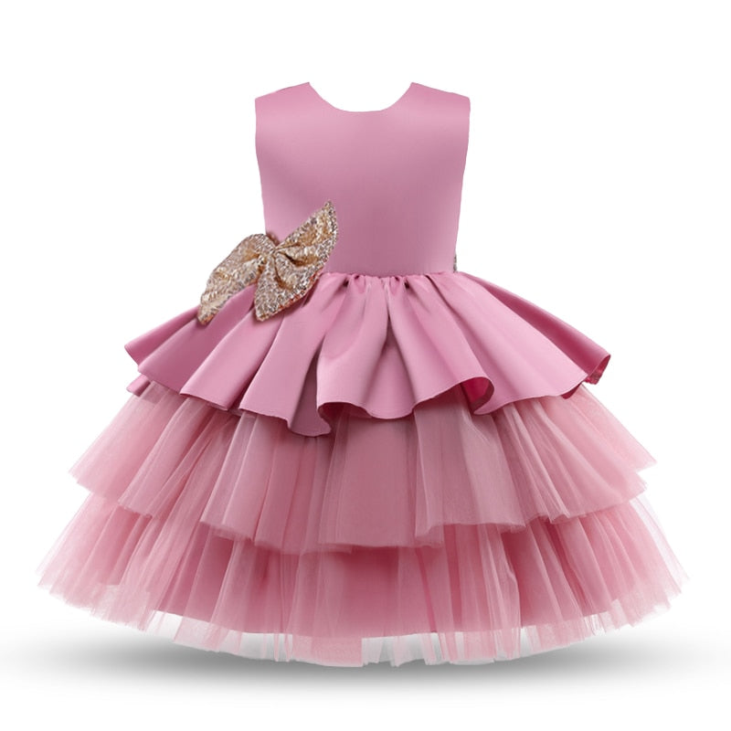 Tutu Fluffy Gown 3M-5yrs Baby Toddler Girl Dress - Coco Potato - dresses and partywear for little girls