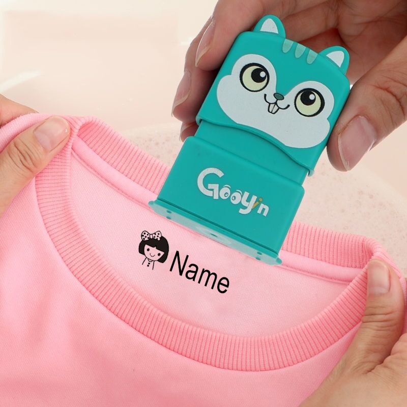 Customized Name Stamp Engraved Waterproof Non-fading Kindergarten Name Seal - Coco Potato - dresses and partywear for little girls