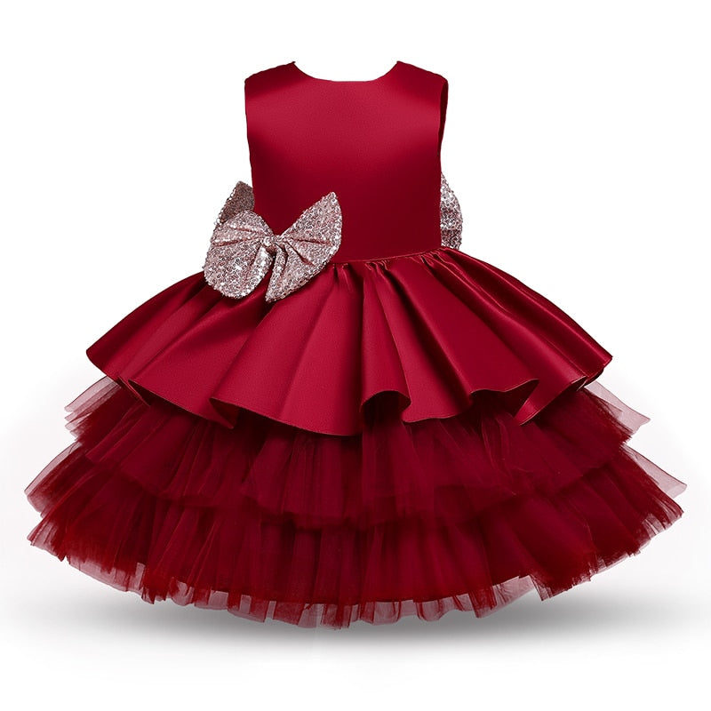 Tutu Fluffy Gown 3M-5yrs Baby Toddler Girl Dress - Coco Potato - dresses and partywear for little girls