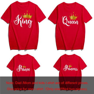 King Queen Prince Princess Family Matching Clothes 12M-7T Baby Toddler Girl Top - Coco Potato - dresses and partywear for little girls