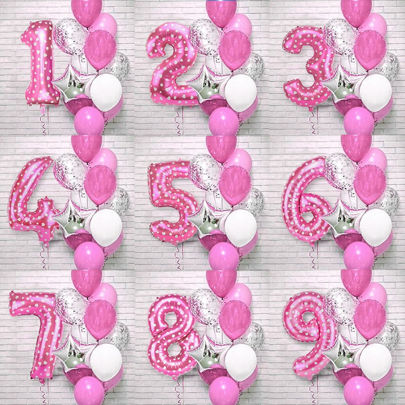 Number Balloon Set Party Decor - Coco Potato - dresses and partywear for little girls