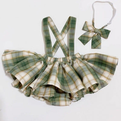 Plaid Skirt 12M-7yrs Set - Coco Potato - dresses and partywear for little girls
