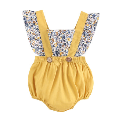 Cute Flower Romper 0-3yrs Jumpsuit - Coco Potato - dresses and partywear for little girls