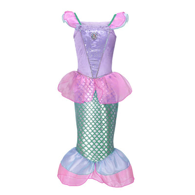 Mermaid Cosplay Costume Dress 2-10yrs Toddler Girl Dress - Coco Potato - dresses and partywear for little girls