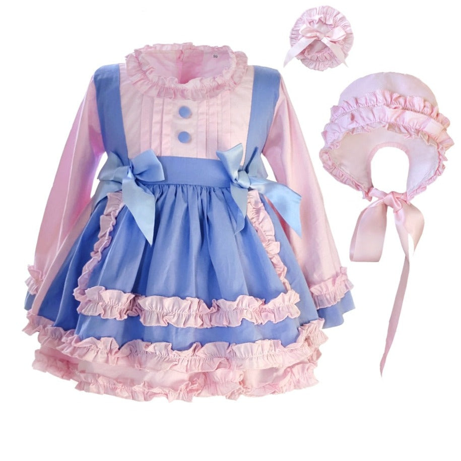 Vintage Lolita 12M-6yrs Dress W/Hat - Coco Potato - dresses and partywear for little girls