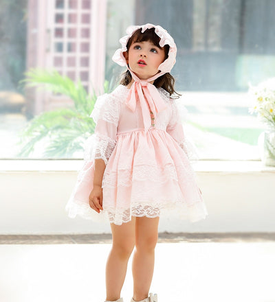 Spanish Boutique 12M-6yrs Dress w/ Hat - Coco Potato - dresses and partywear for little girls