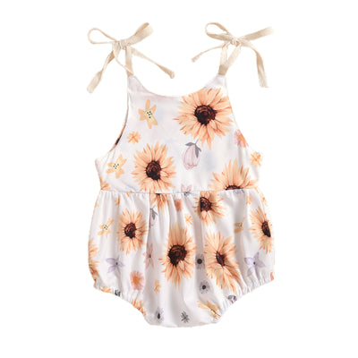 Sunflower Romper 3-24M Jumpsuit - Coco Potato - dresses and partywear for little girls