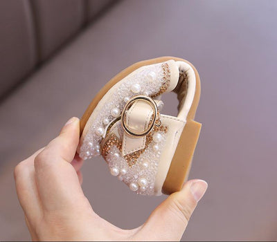 Pearl Rhinestones Sandals Shoes - Coco Potato - dresses and partywear for little girls