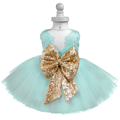 Sequin Bowknot Dress 12M-5yrs Baby Toddler Girl Dress - Coco Potato - dresses and partywear for little girls