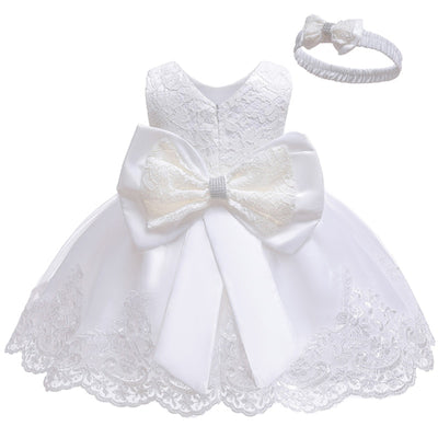 Butterfly Bow Dress  3-24M Baby Toddler Dress - Coco Potato - dresses and partywear for little girls