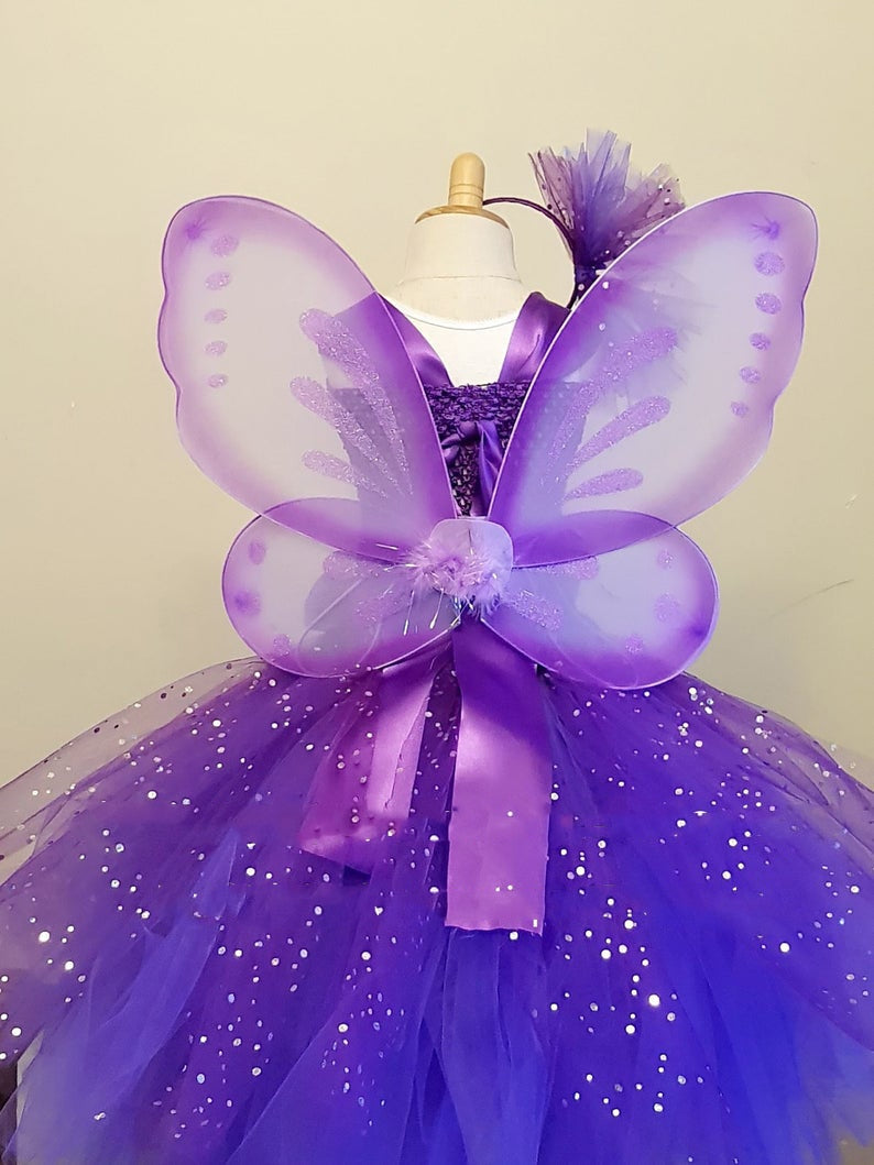 3Pcs Butterfly Tutu 6M-9yrs Dress Set - Coco Potato - dresses and partywear for little girls
