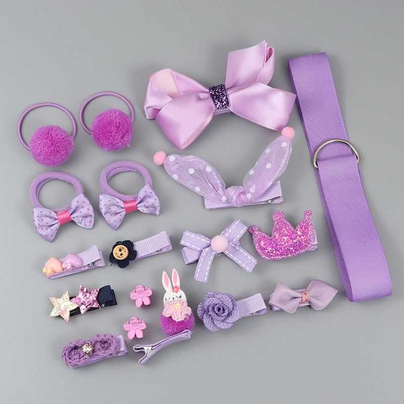 18 Piece Hair Accessories Set - Coco Potato - dresses and partywear for little girls