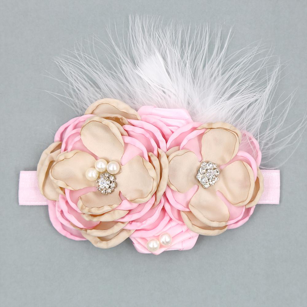 Vintage Flower Headband 3M-3yrs Baby Toddler Accessories - Coco Potato - dresses and partywear for little girls