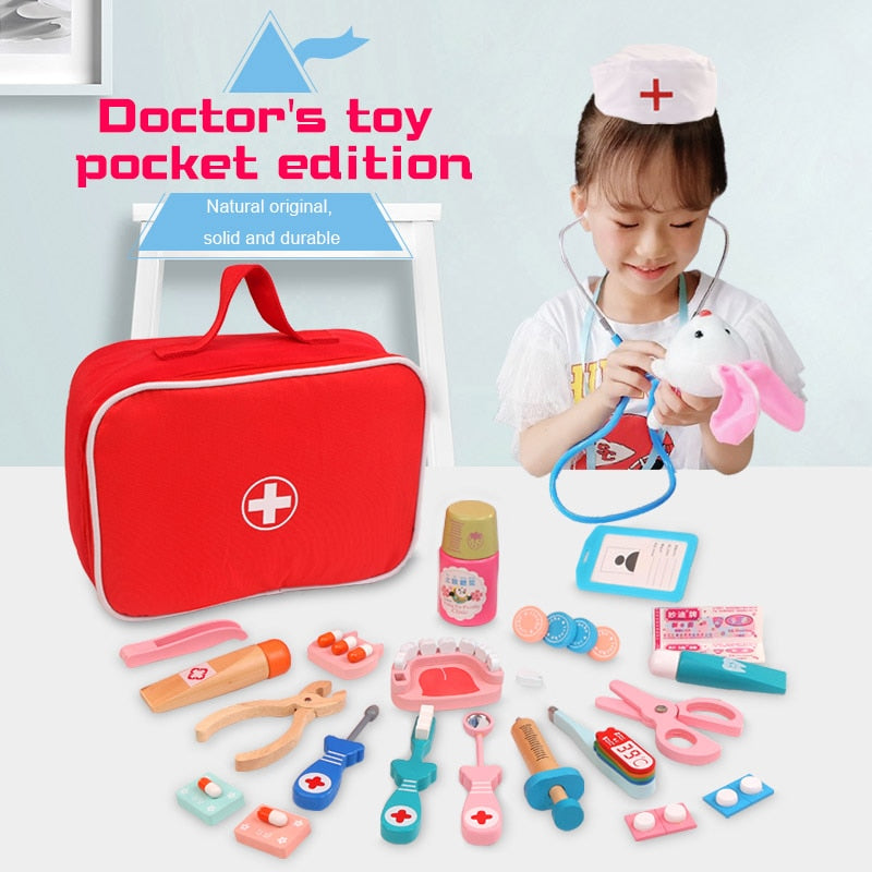 Wooden Play Doctor Sets Toy - Coco Potato - dresses and partywear for little girls