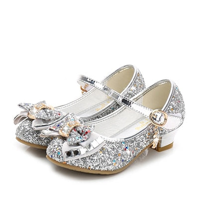 Glitter High Heels Princess Girl Shoes - Coco Potato - dresses and partywear for little girls