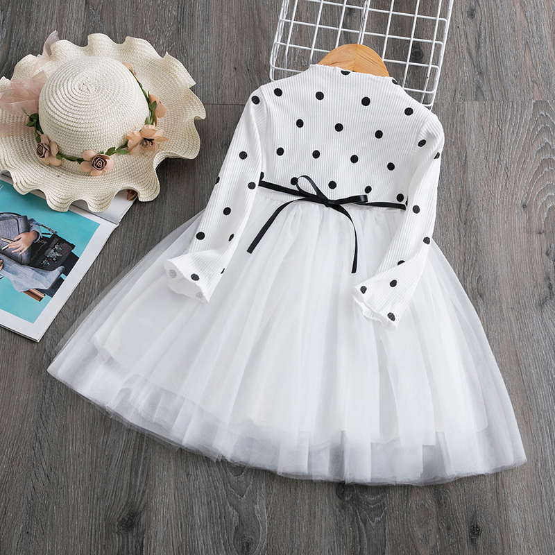 Polka Dots Dress 12M-5yrs Baby Toddler Girl Dress - Coco Potato - dresses and partywear for little girls
