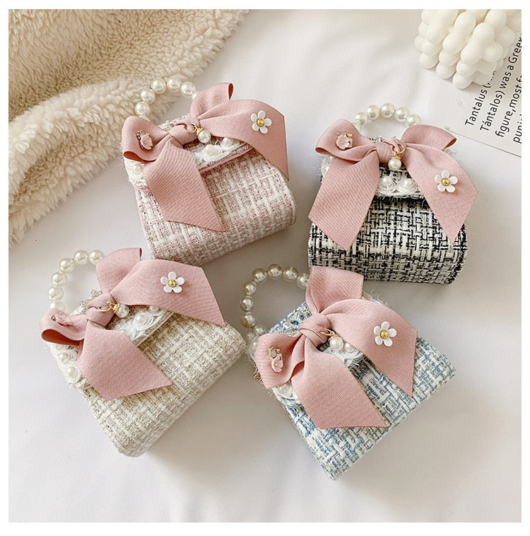 Bow Mini Handbag Crossbag Kids Bags - Coco Potato - dresses and partywear for little girls